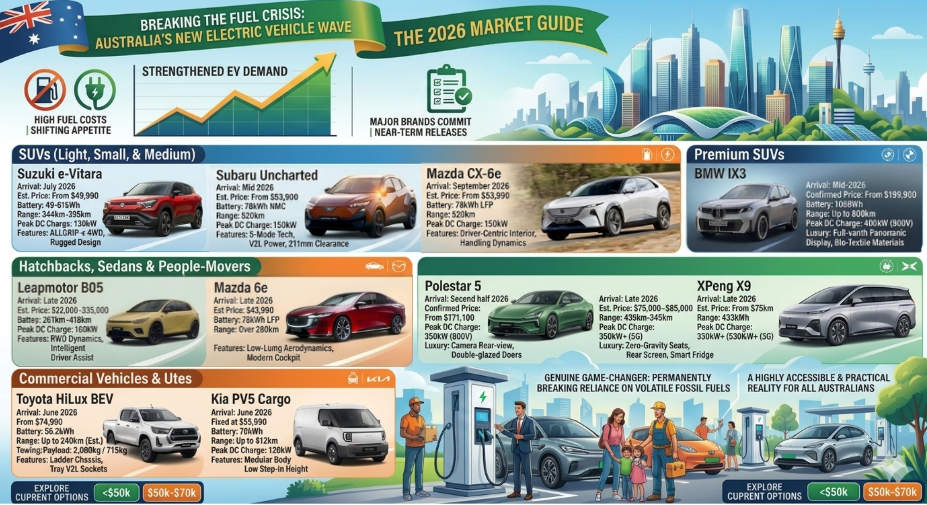Breaking the Fuel Crisis: Australia’s Next EV Vehicle Wave coming soon