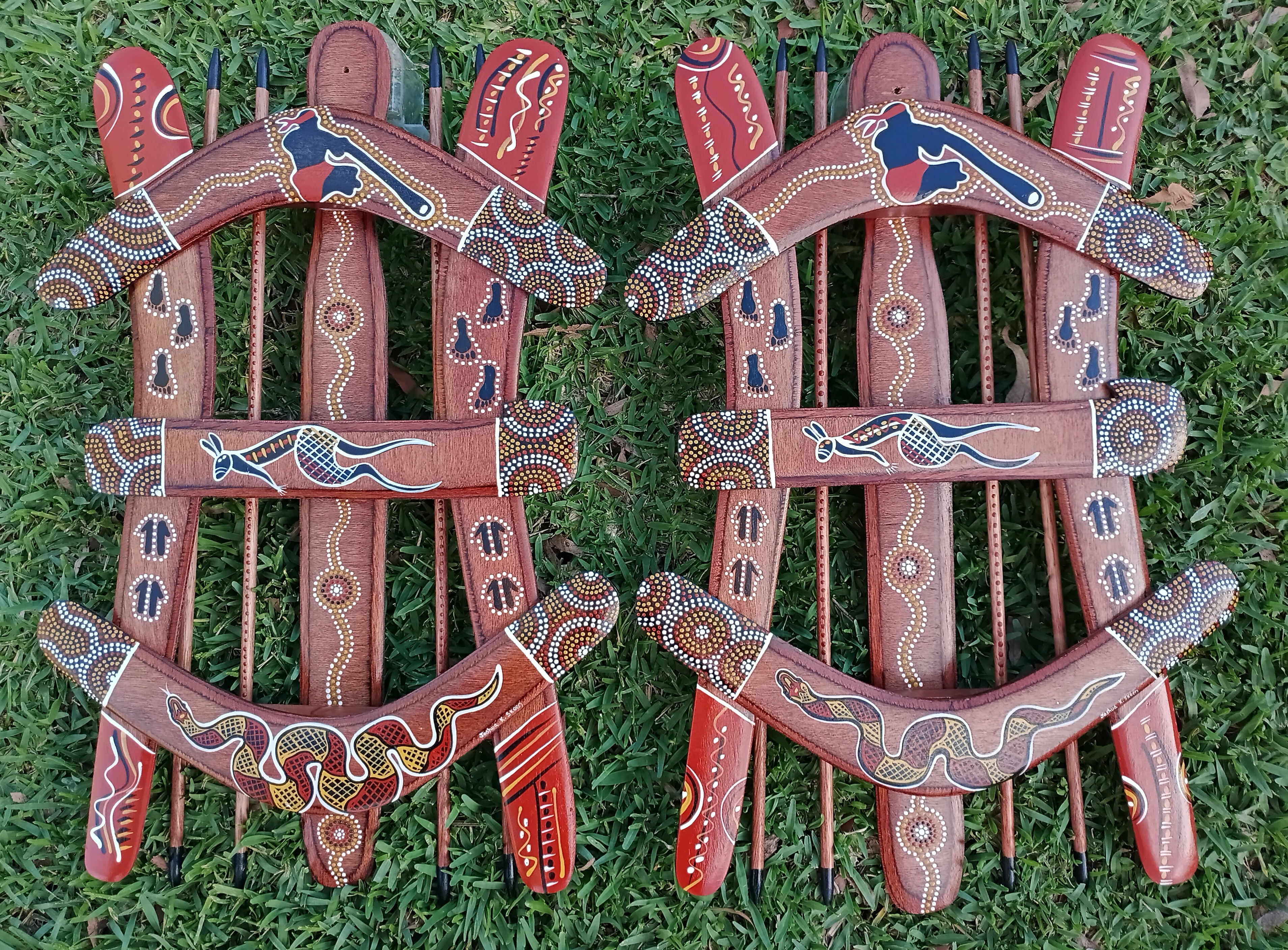 Authentic Aboriginal Shadow Box