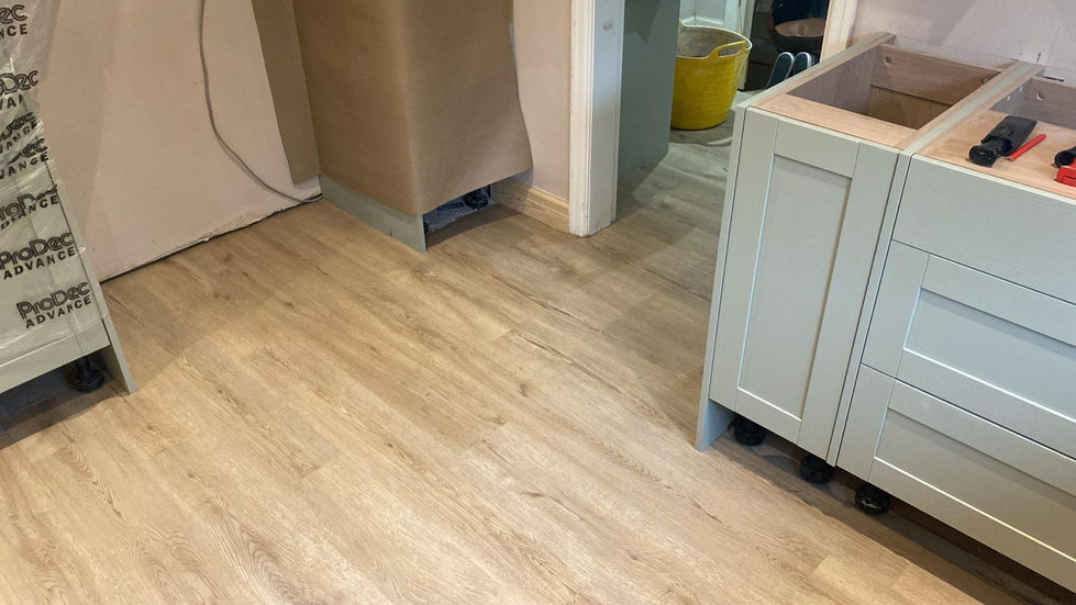 Colonia Freshfield Oak installation in a home