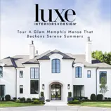 Luxe Interiors and Design feature on a Murphy Maude Interiors Memphis home