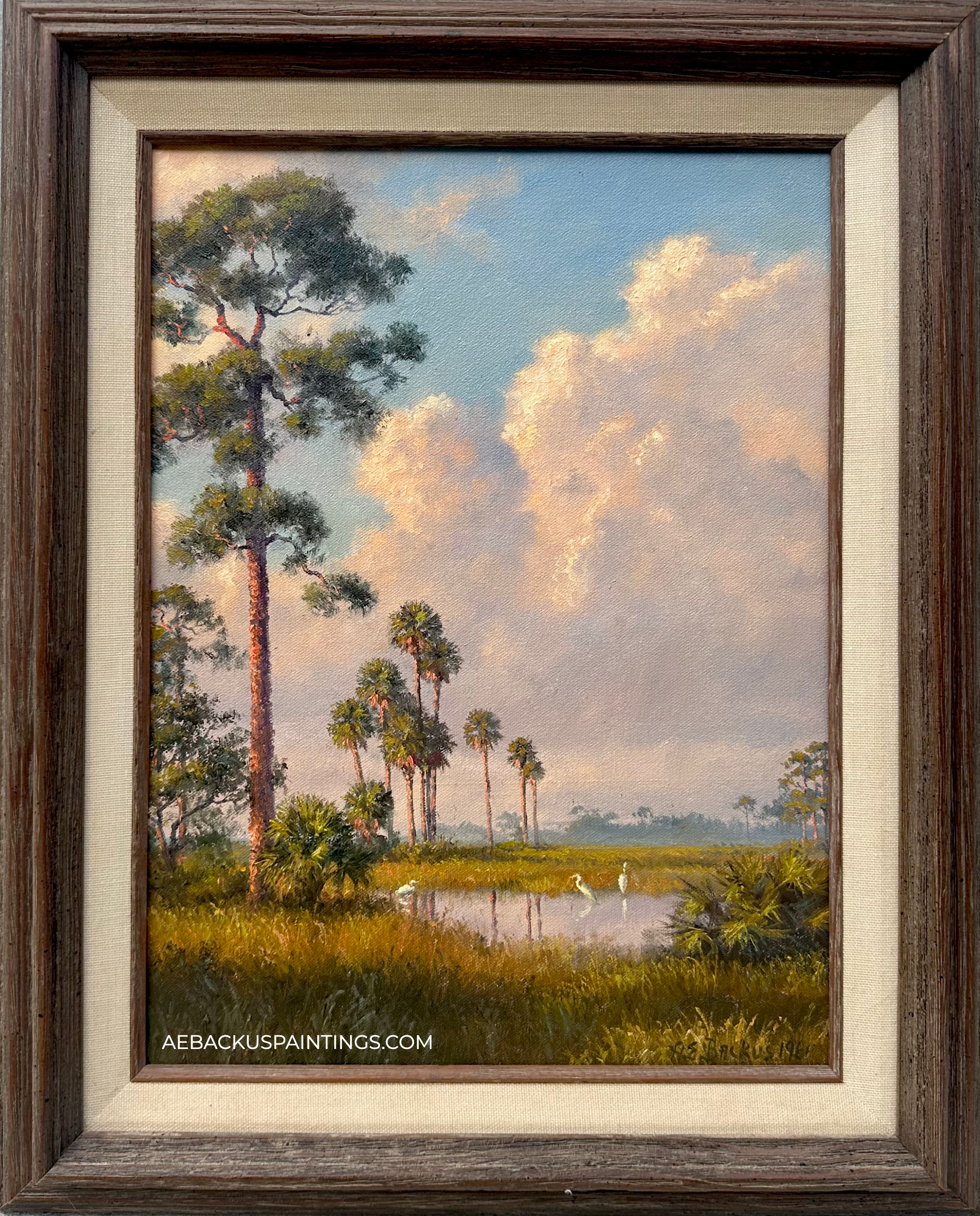 "Pine Stand" by A.E. Backus - 12x16" on Canvas