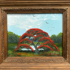 Florida Highwaymen Painting by Isaac Knight.