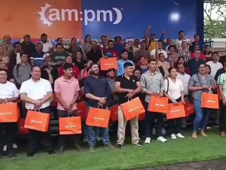 AMPM entrega 100 Televisores para vivir el Mundial a Toda Hora