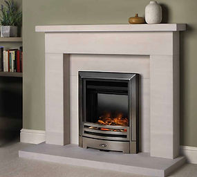 Stone Fireplace