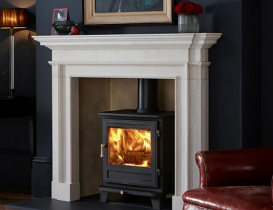 Chesney's Salisbury 8WS woodburner, woodburners, Hampshire, Southampton, Portsmouth, Winchester, Gosport, Fareham, Havant, Waterlooville, Petersfield 
