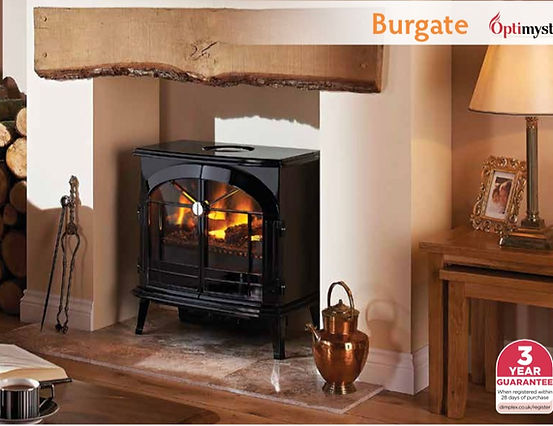 Dimplex Burgate electric stove, electric stove, Hampshire, Southampton, Portsmouth, Winchester, Gosport, Fareham