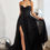 Miniaturbild: Glitzerndes Abiballkleid " CanCan - Black "