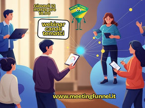 webinar canali tematici