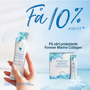 Få 30 prosent fast rabatt på Forever Marine Collagen
