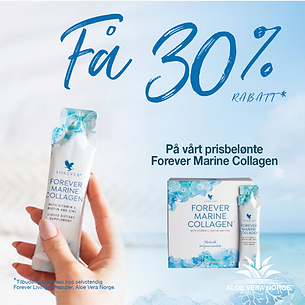 Kjøp 2 Forever Marine Collagen og få 5 prosent rabatt på det populære produktet