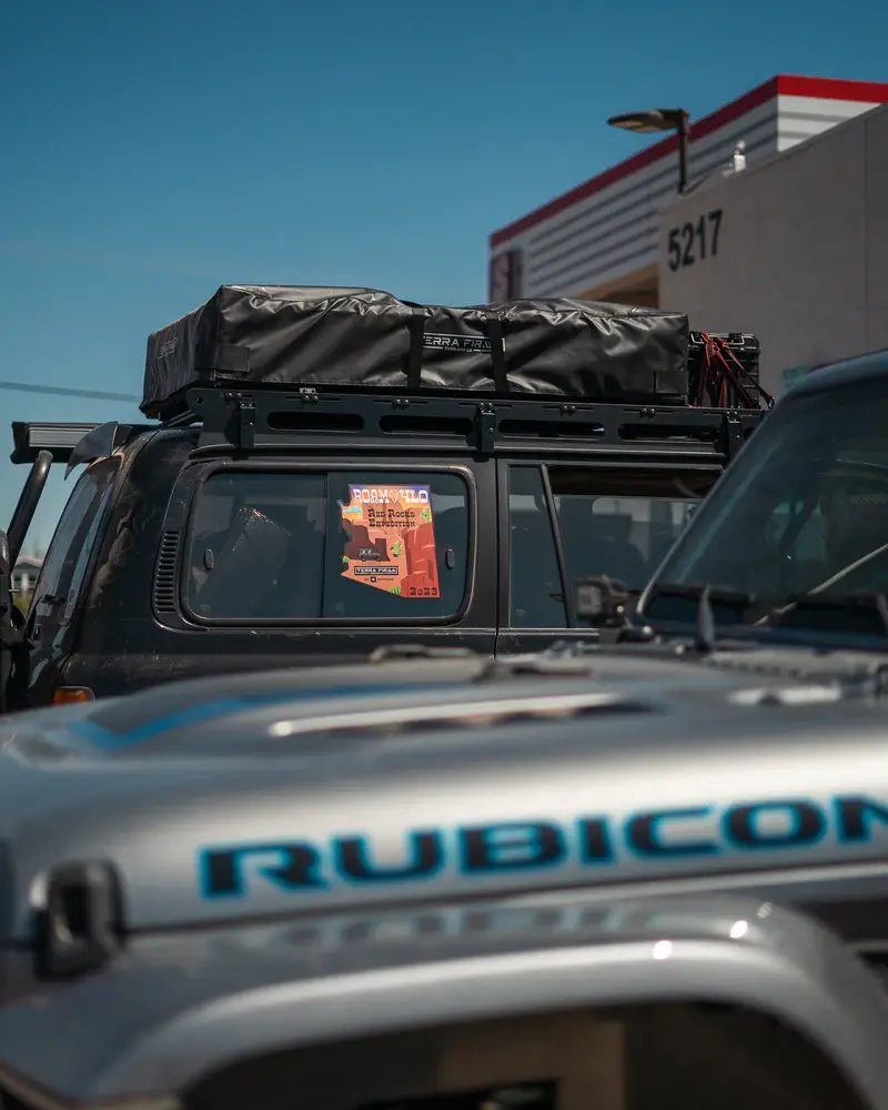 Thumbnail: Terra Firma Summit Duo Roam4lo Lx450 Land crusier Rooftop Rooftop tent Overland Overlanding