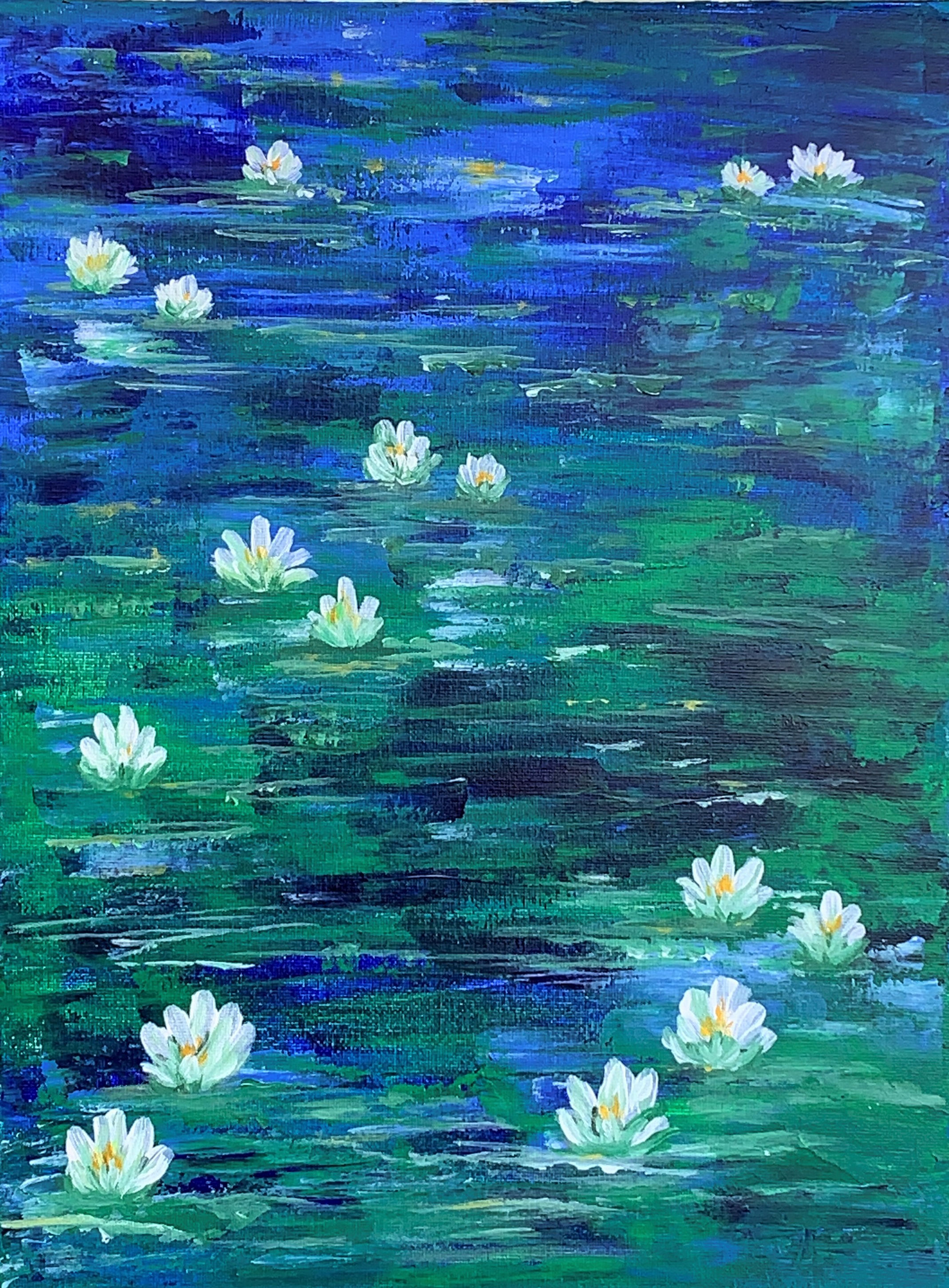 White Waterlilies