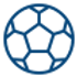 “Soccer ball icon representing skill-building and joyful training