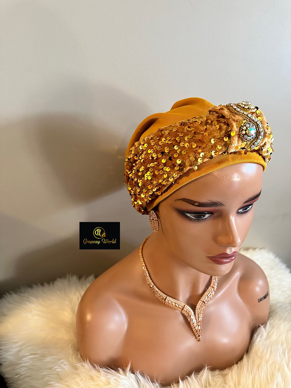 Thumbnail: Golden Radiance Embellished Turban