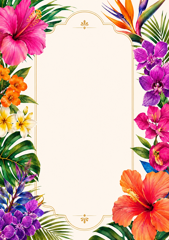 Flowers border