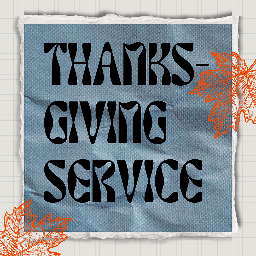 Thanksgiving Service