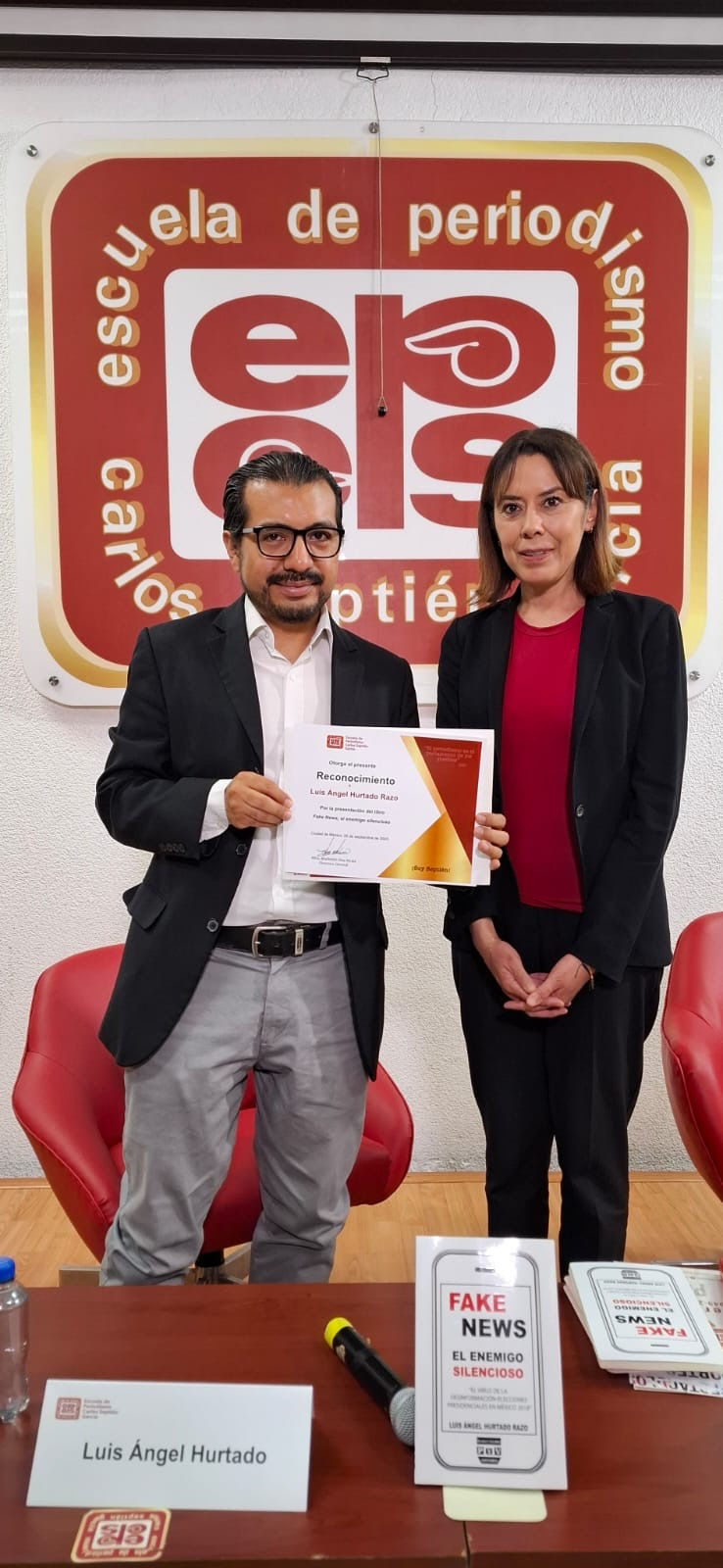 Luis Ángel Hurtado Razo / Verónica Veloz. Foto: Eder Morales