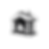 metallic icon, real estate, inflatable, chrome, without background, black and white,.png