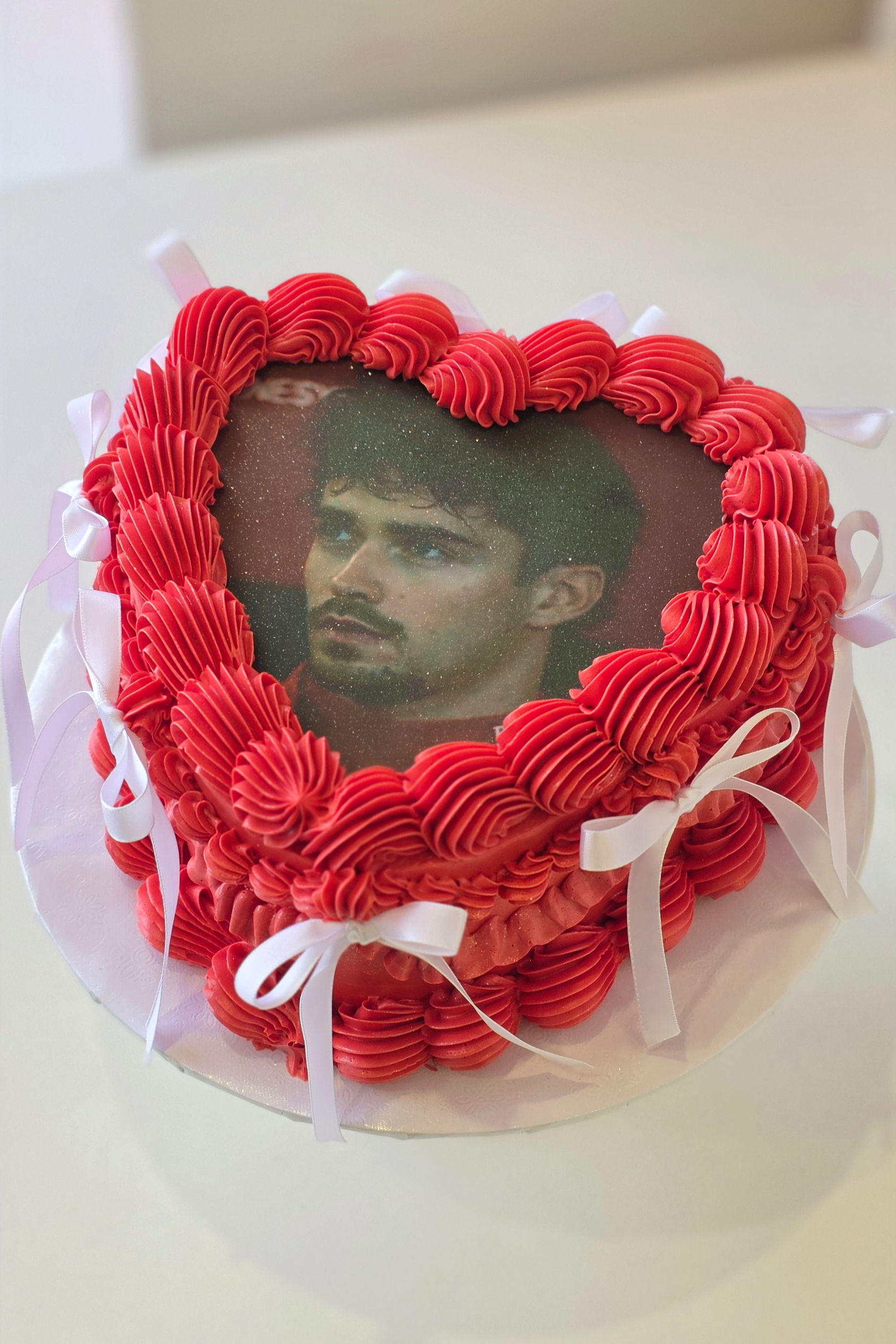 Photo Heart Cake