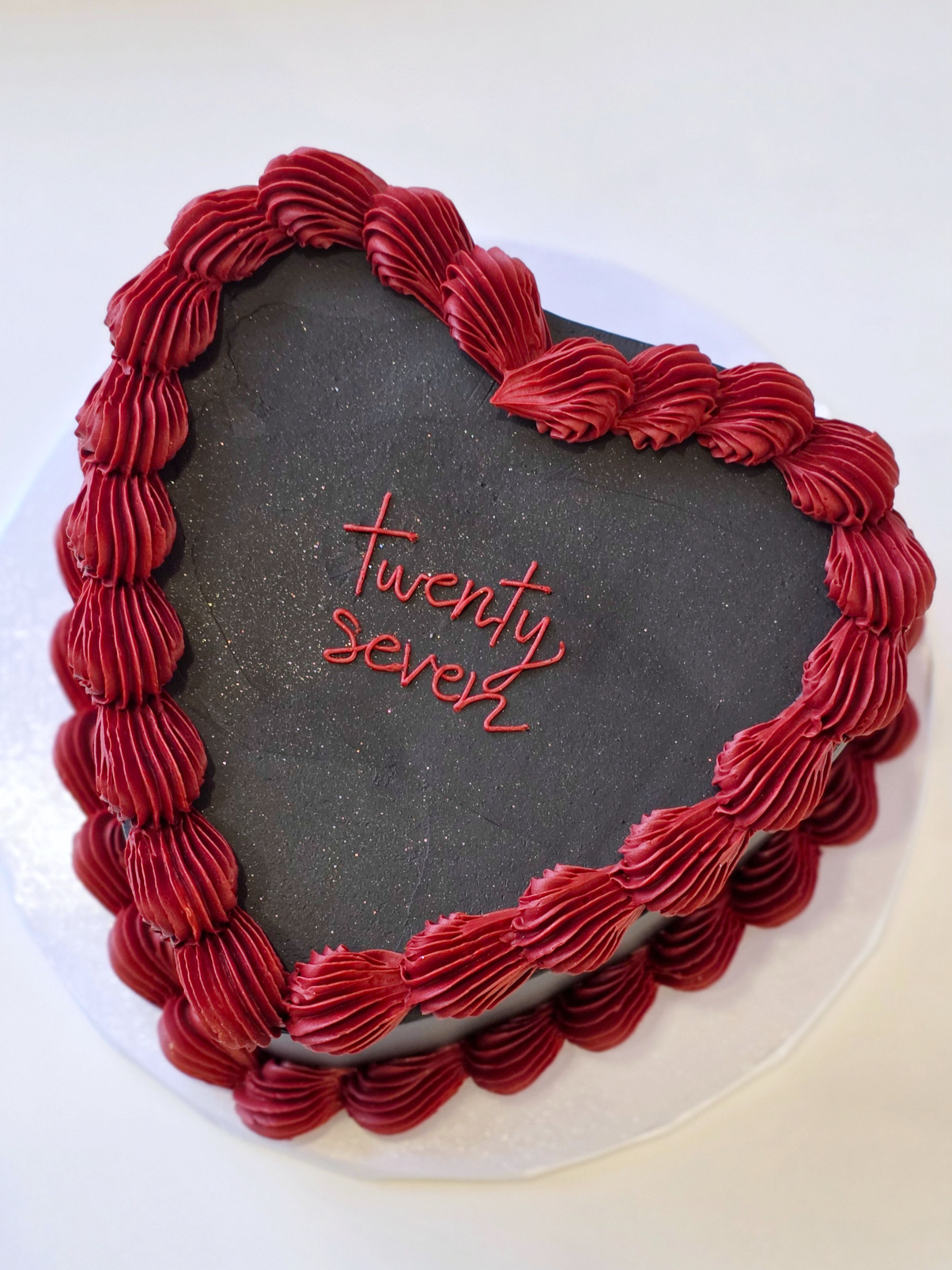 Sweet & Simple Heart Cake