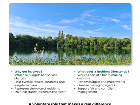 Holborough Lakes is transitioning to resident control