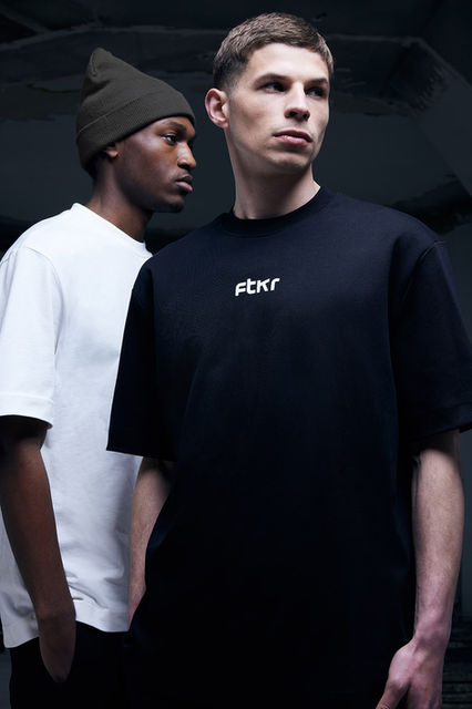 Grungy street style lookbook image for streetwear brand shot in a warehouse location by Adelaide fashion photographer James Barry