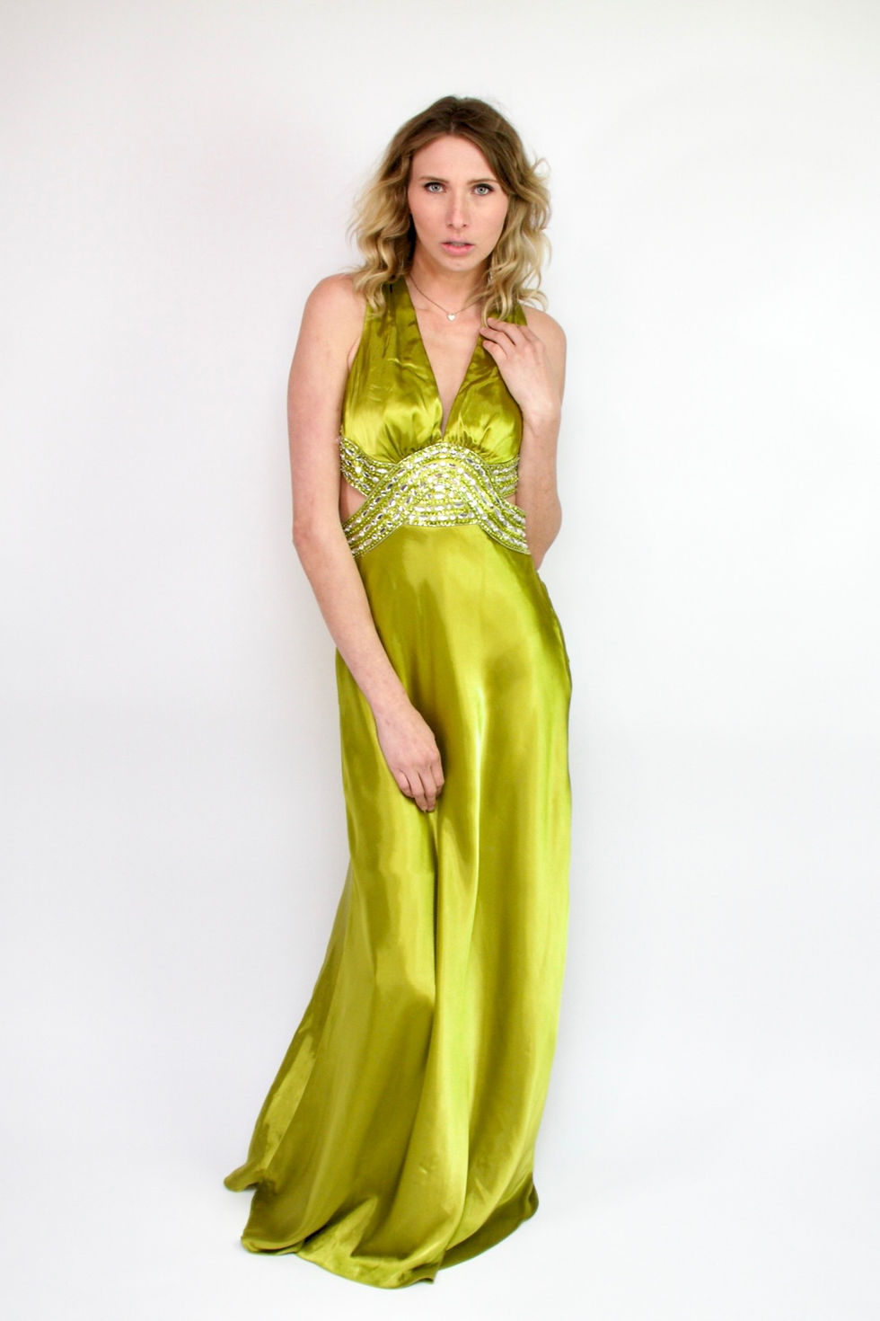 Blondie Nites by Stacy Sklar - Green Formal Evening Dress - Size 03 - **NWT**