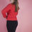Thumbnail: Talbots Red Blazer - Size 10 - Used