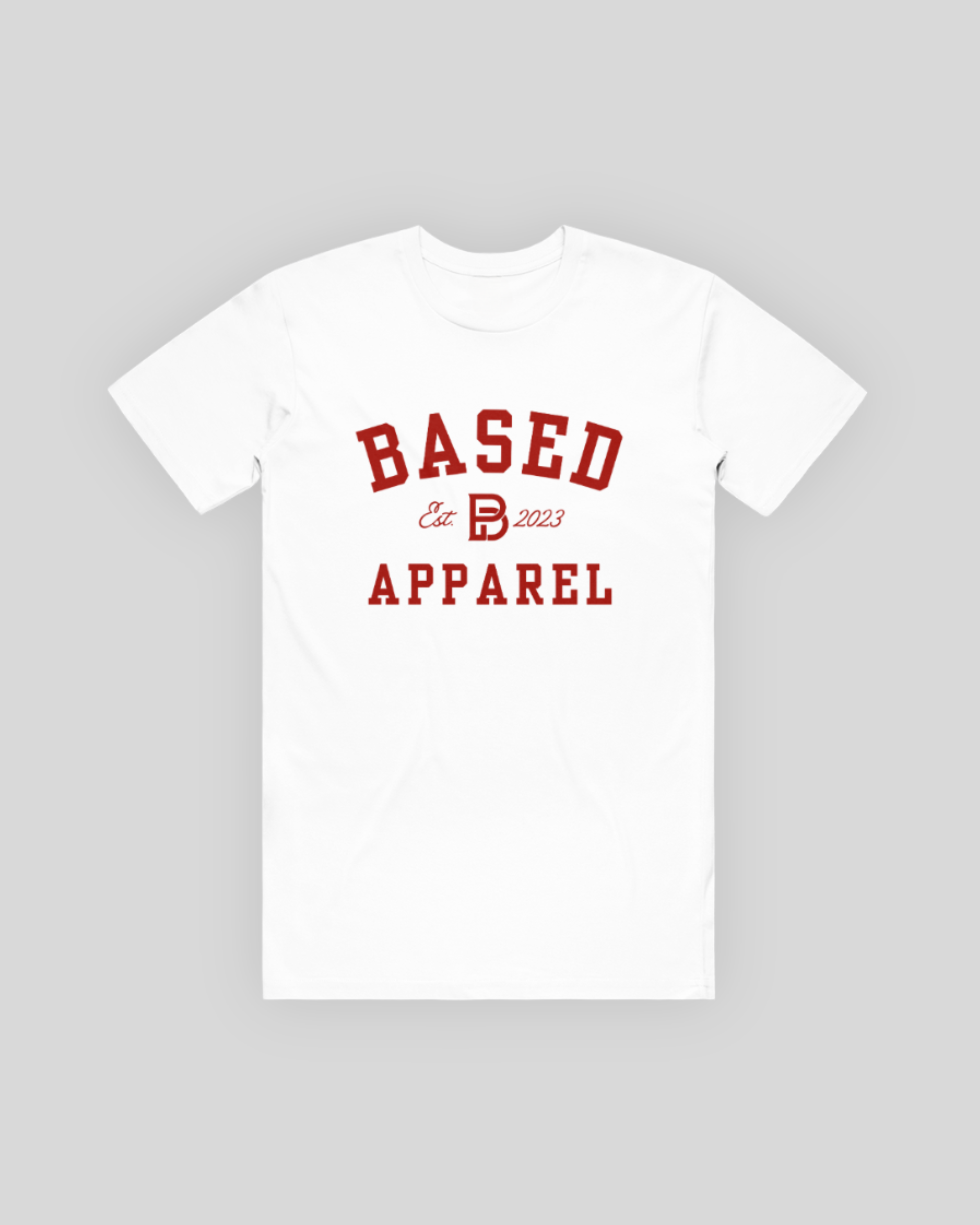 Varsity White Tee