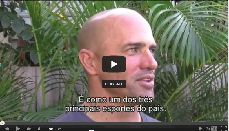 KELLY SLATER FALA SOBRE MEDINA