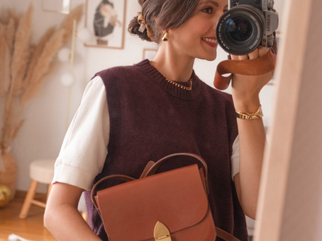 Le pull sans manche prune