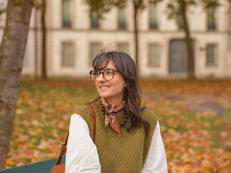 Le pull vert sans manches