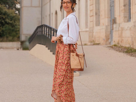 La jupe fleurie