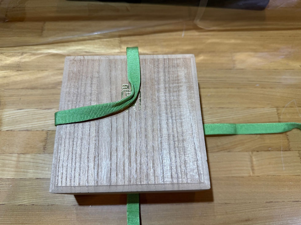 桐箱の紐の結び方