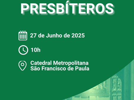 Arquidiocese de Pelotas celebra Jubileu dos Presbíteros no Dia Mundial de Oração pela Santificação do Clero