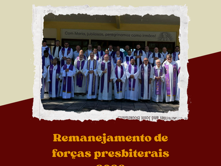 REMANEJAMENTO DE FORÇAS PRESBITERAIS 2026