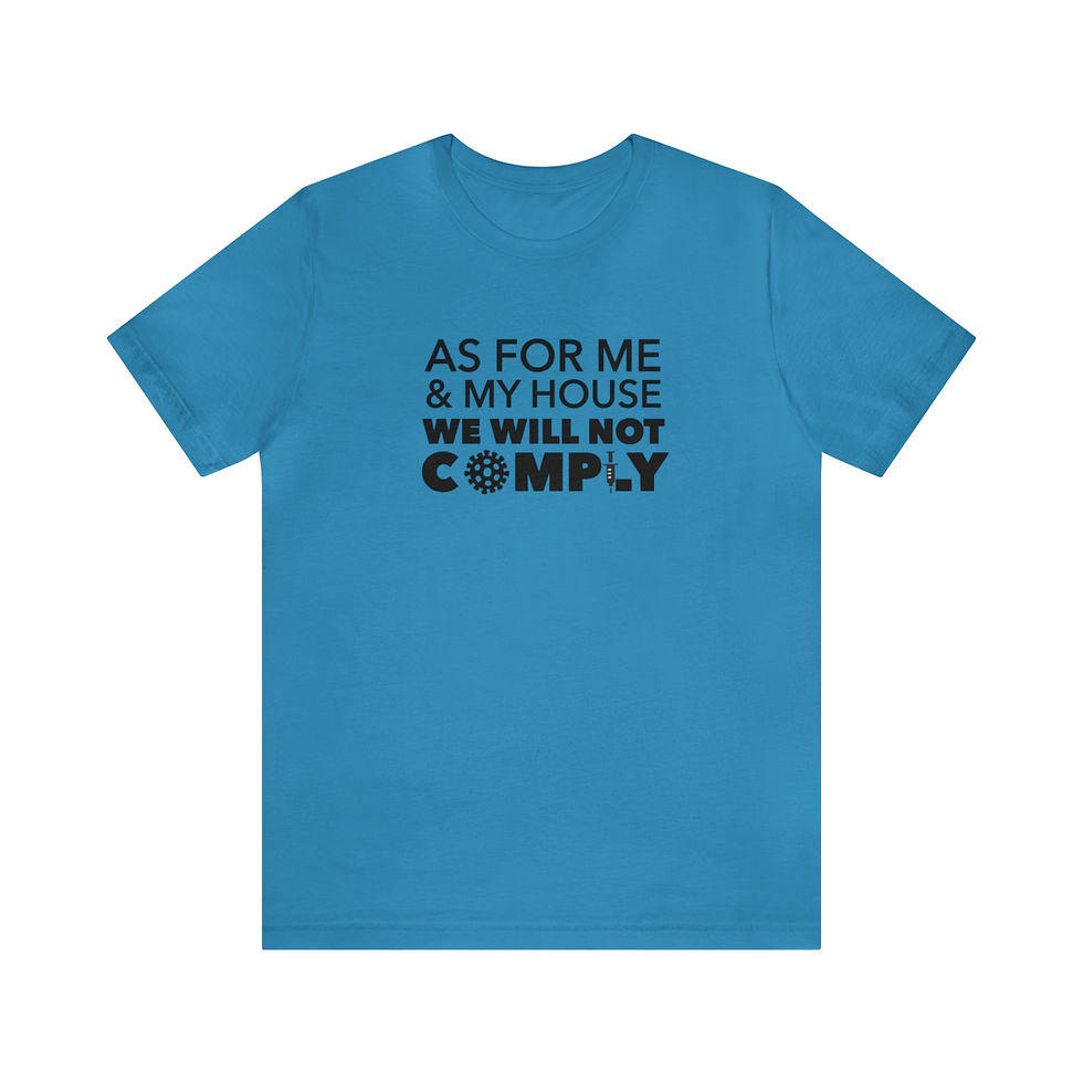 Thumbnail: We will not COMPLY Unisex Jersey Short Sleeve Tee