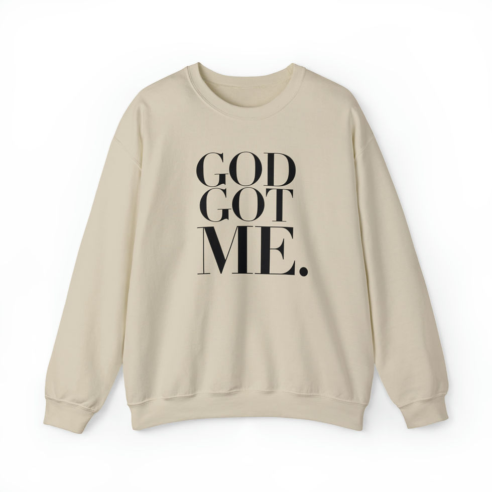 Thumbnail: God Got Me. Unisex Heavy Crewneck Sweatshirt