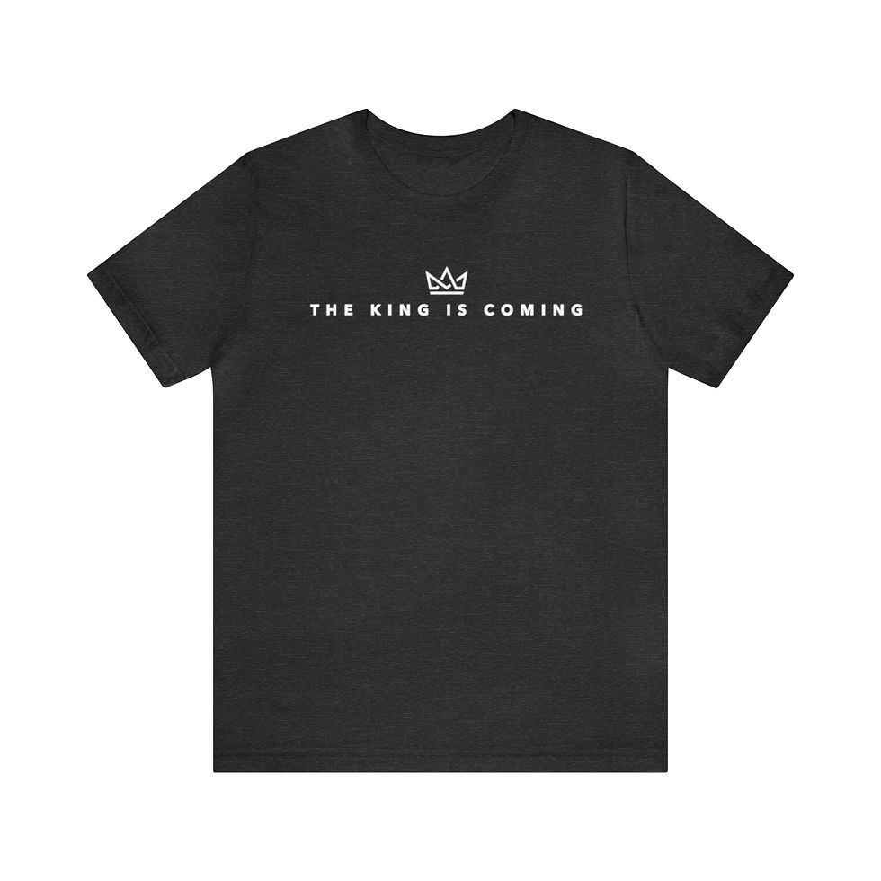 Thumbnail: This King is Coming Unisex Jersey Short Sleeve Tee