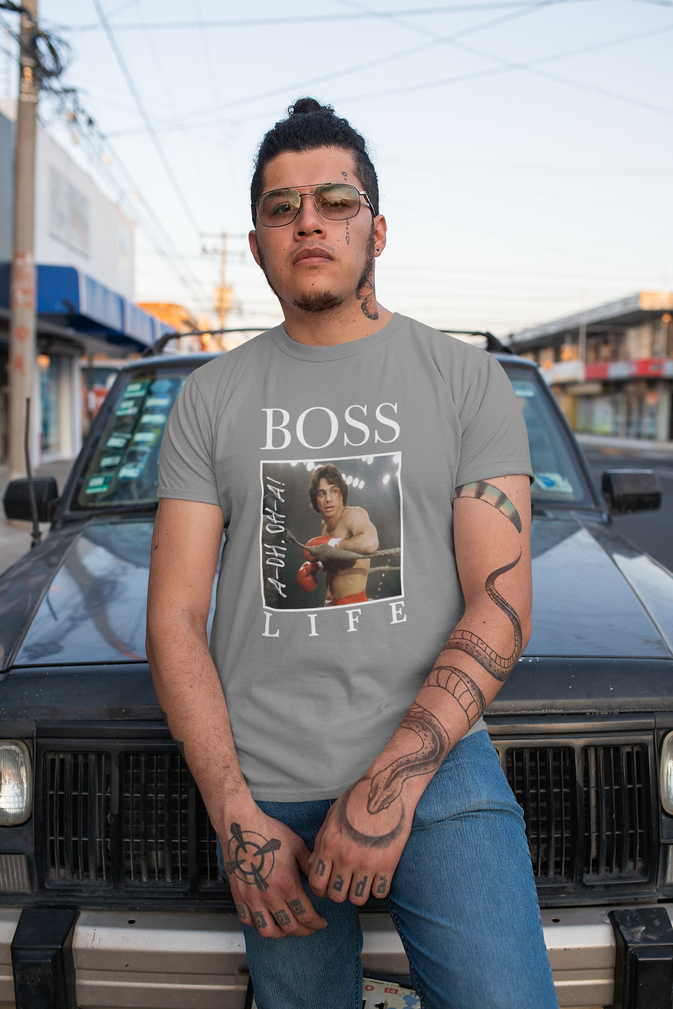 Thumbnail: 'BOSS LIFE' - Tony Danza Style Unisex Tee