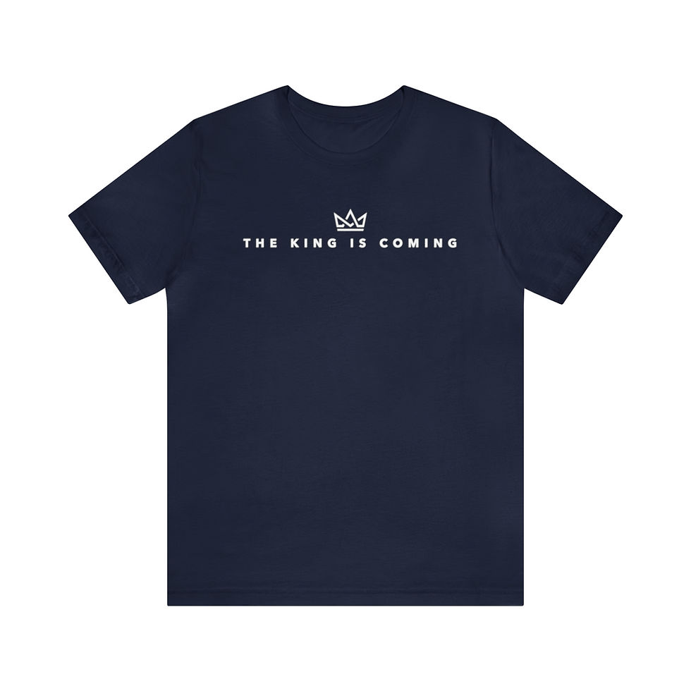 Thumbnail: This King is Coming Unisex Jersey Short Sleeve Tee