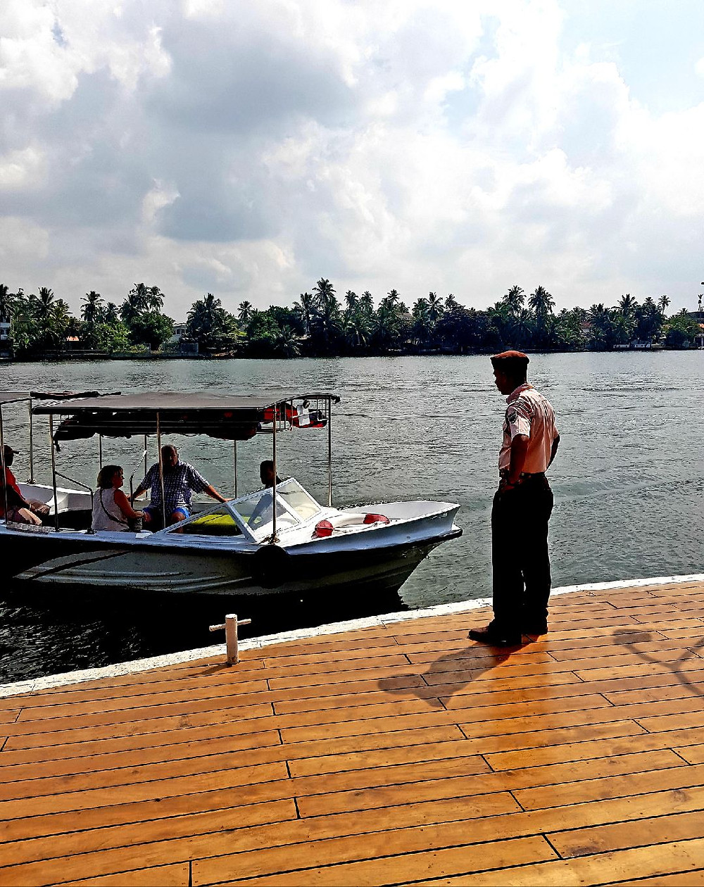 Boat to the Resort