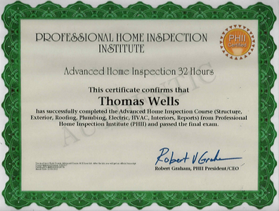 PROFESSIONAL HOME INSPECTION INSTITUTE
