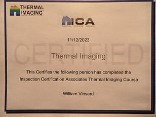 Certified of Infrared Thermal Imaging