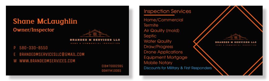 Branded M Services LLC Business Cards