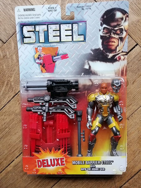 STEEL MOVIE figures : MOBILE BARRIER STEEL, MOC, Kenner 1997, Shaquille O' Neal
