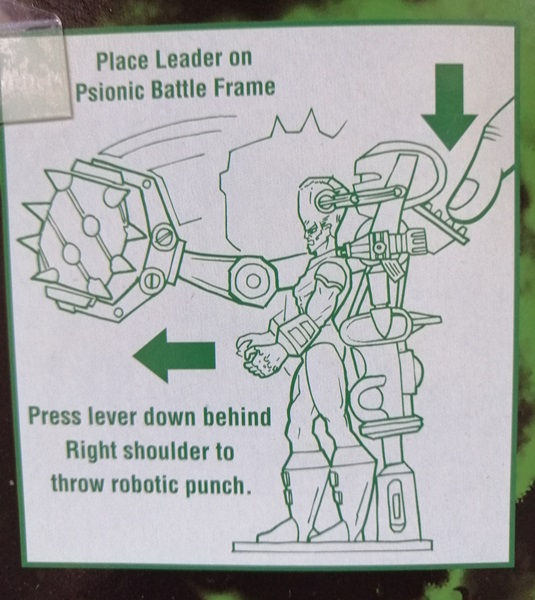 Thumbnail: INCREDIBLE HULK FIGURE : LEADER WITH ANTI-HULK ARMOR, ToyBiz 1996, CARDED, NM