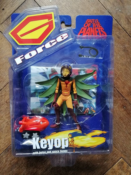 G FORCE BATTLE OF THE PLANETS KEYOP FIGURE, Mint MOC, Diamond Select, 2002