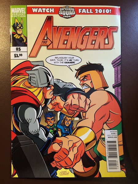 AVENGERS (2010) #  5, Super Hero Squad variant, 1st print