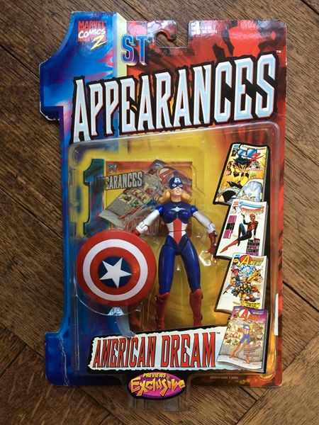MARVEL MC2 1st APPEARANCE FIGURE : AMERICAN DREAM , 1999, MOC, Multiverse